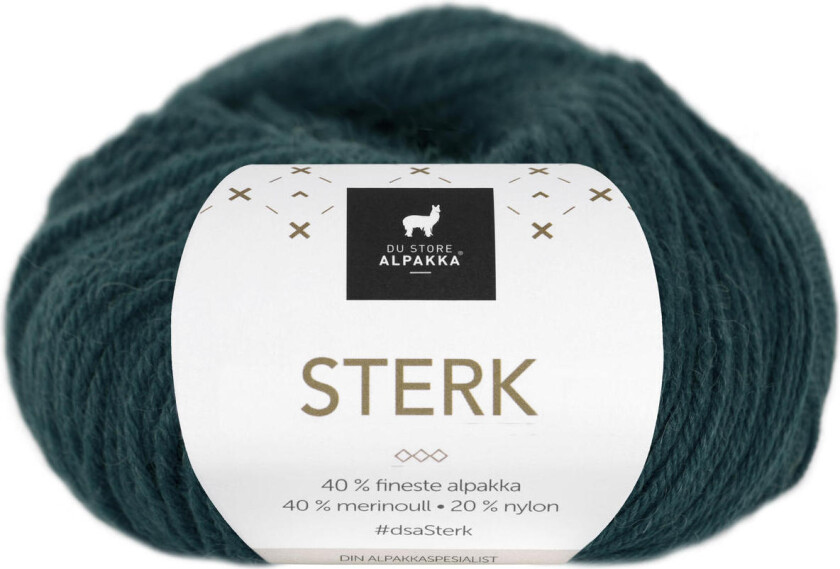 Sterk Garn 906 Grangrønn