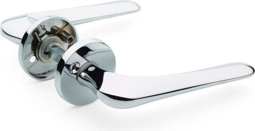 Davos dørhåndtak ytterdør krom