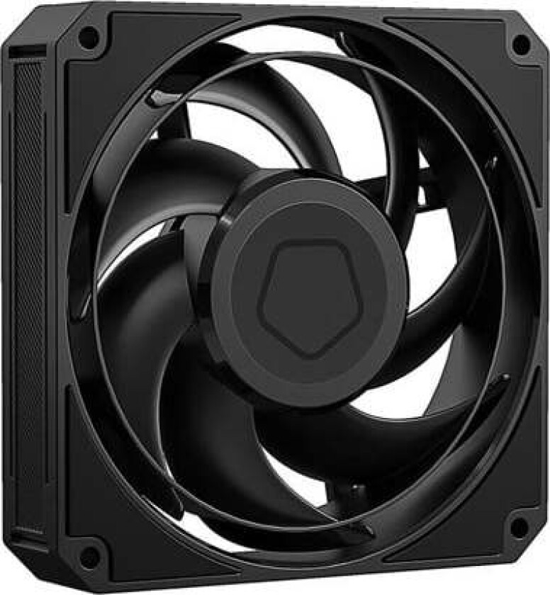 AT-120-K - Kabinettvifte - 120mm - Svart