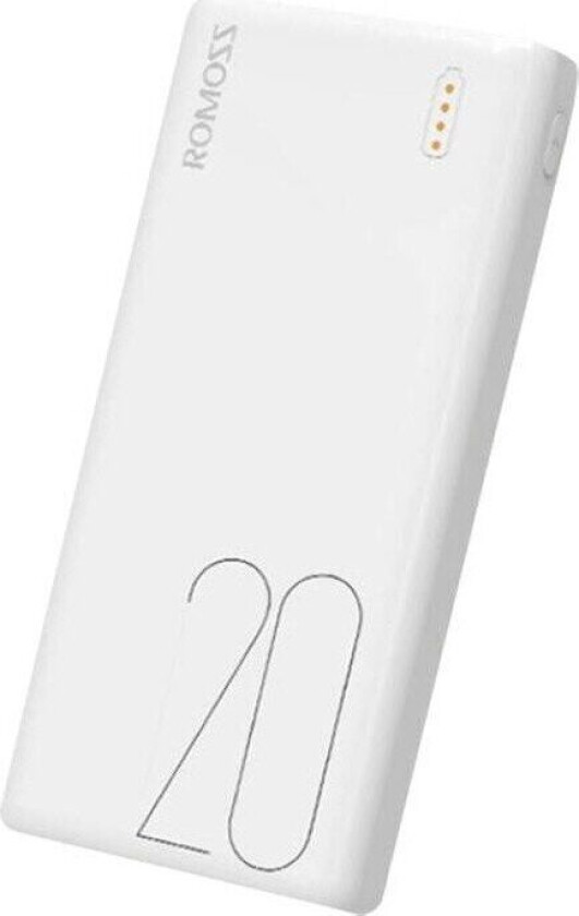 „Romoss Simple 20 Powerbank“, 20 000 mAh (balta)