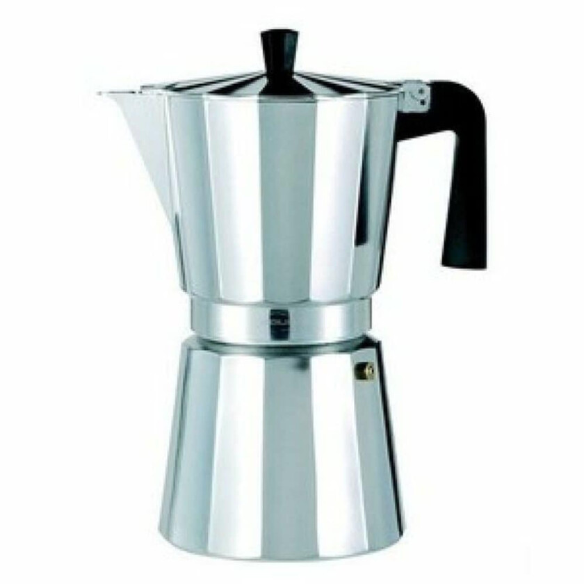 Italiensk kaffekanne Valira VITRO 6T sølv aluminium