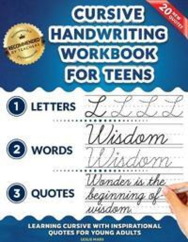 Cursive Handwriting Workbook for Teens