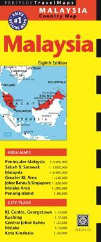 Malaysia Travel Map Eighth Edition