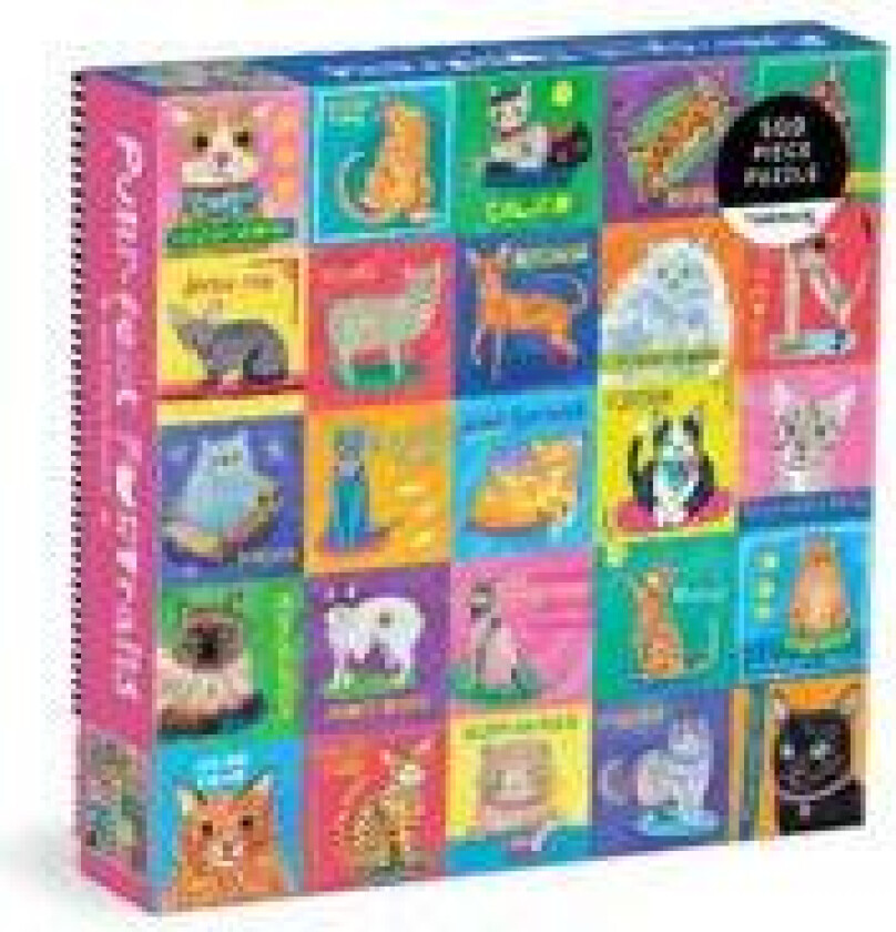 Purr-fect Portraits 500 Piece Family Puzzle