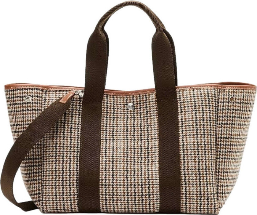 Rue De Verneuil Traversée M Camel Veske Beige Striped Beige Striped female