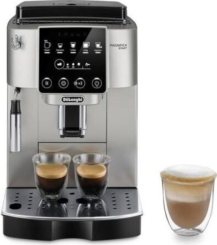 De'Longhi Magnifica Start ECAM220.31.SB - Automatisk kaffemaskin med cappuccinatore - 15 bar - silver black