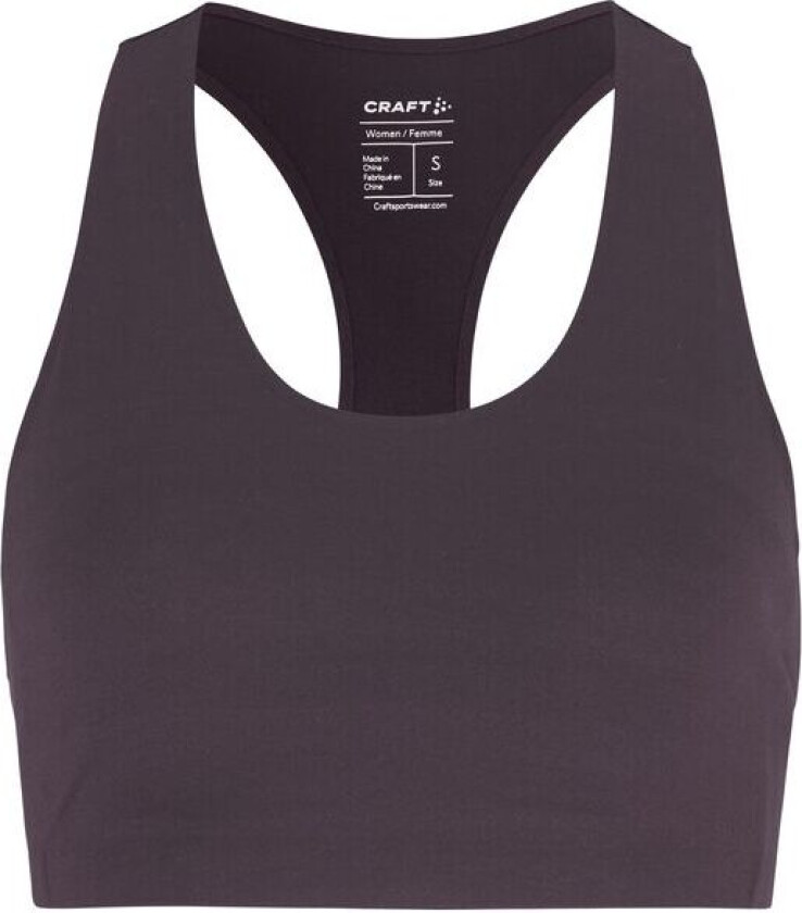 Collective Padded Sports Bra W - Dk Plum XXL