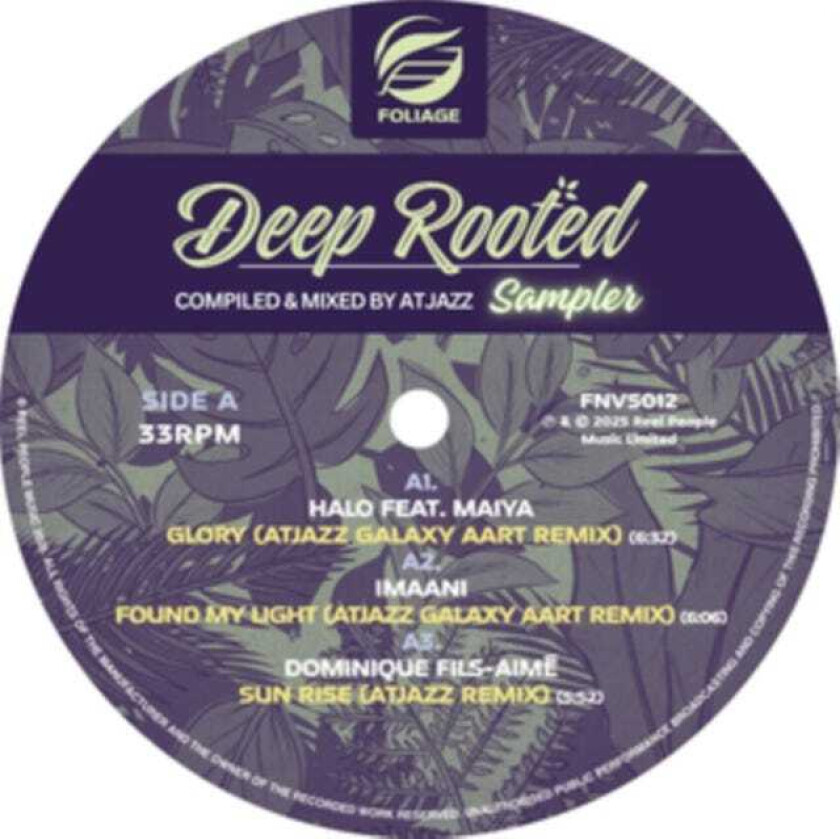 Diverse Artister Deep Rooted (compiled & Mixed By Atjazz) LP/Vinyl