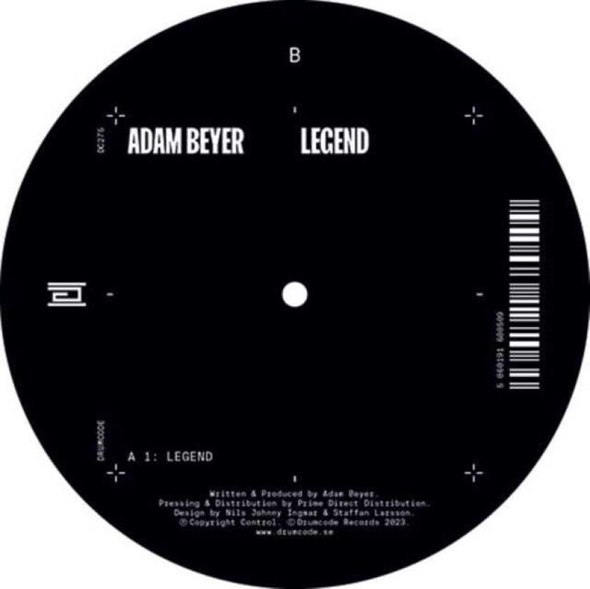 Adam Beyer Legend LP/Vinyl