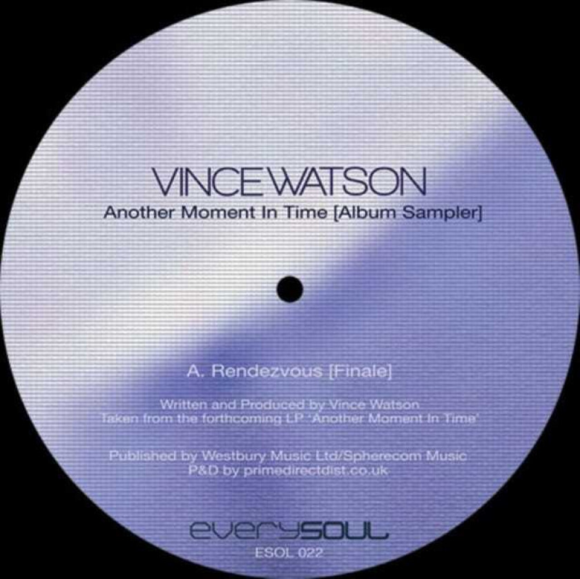 Vince Watson Another Moment In Time (album Sampler) LP/Vinyl