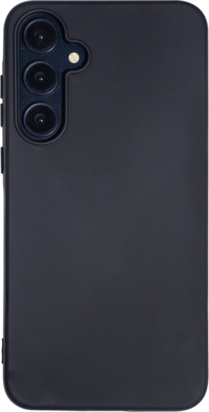 Samsung Galaxy A55 silikon deksel, svart
