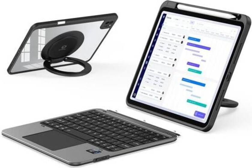 Avtakbart tastaturdeksel til iPad Pro 11 2020 / 2021 / 2022 – Svart