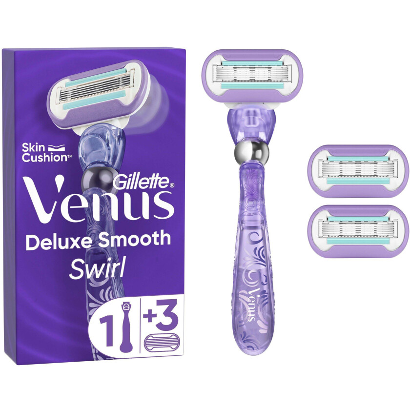 Bilde av Deluxe Smooth Swirl Razor 3 razor blade refills