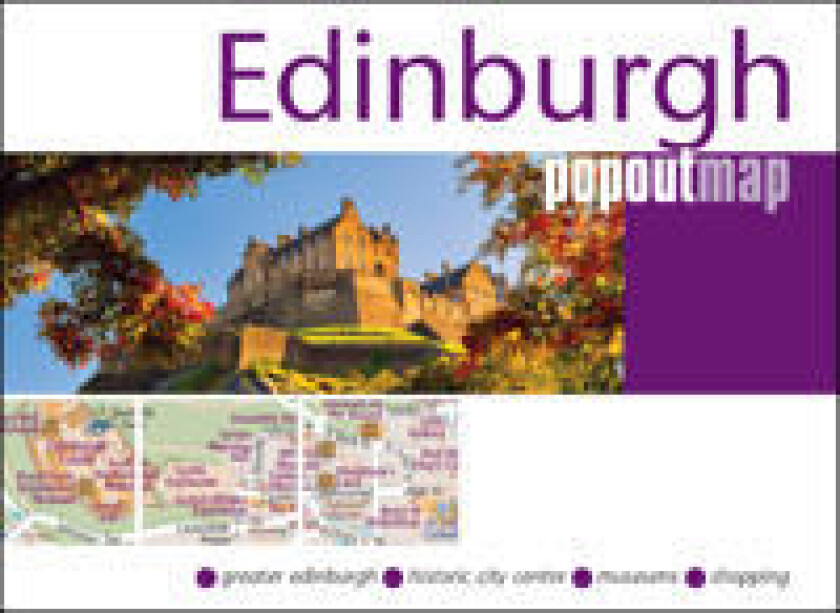 Edinburgh PopOut Map - pocket size, pop up map of Edinburgh city centre