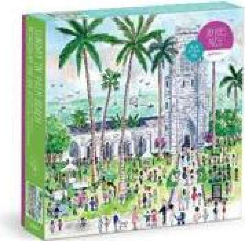 Michael Storrings Sunday in Palm Beach Bethesda by the Sea 500 Piece Puzzle