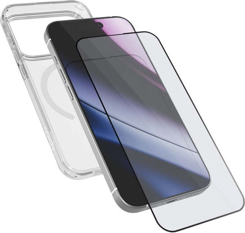 iPhone 17 Pro Max Epico Beskyttelsessett - MagSafe Deksel & Skjermbeskytter - Gjennomsiktig