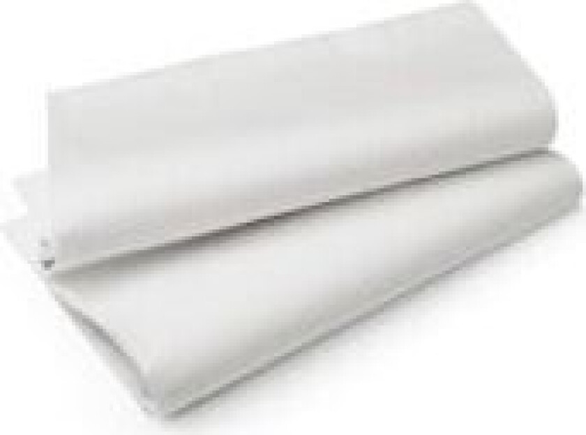 Dug Stikdug Evolin 127x127 cm Hvid,50 stk/krt