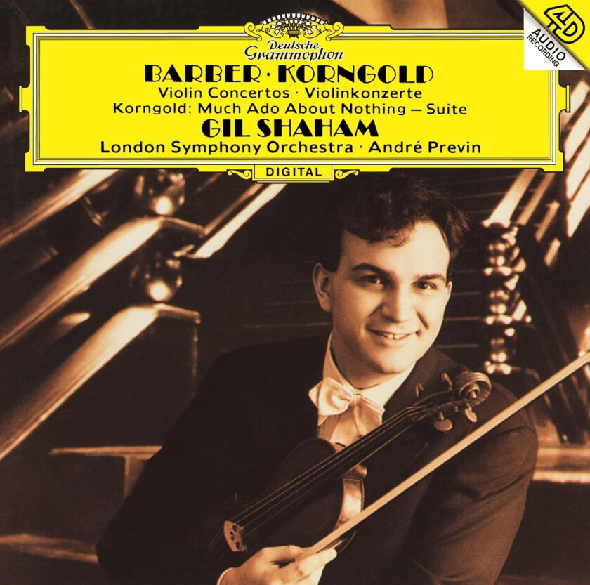 Barber, Gil Shaham Barber & Korngold: Violin Concertos Etc CD