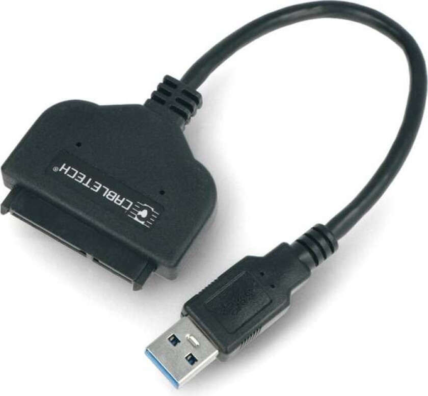 USB 3.0 til SATA-adapter for 2,5-tommers HDD og SSD
