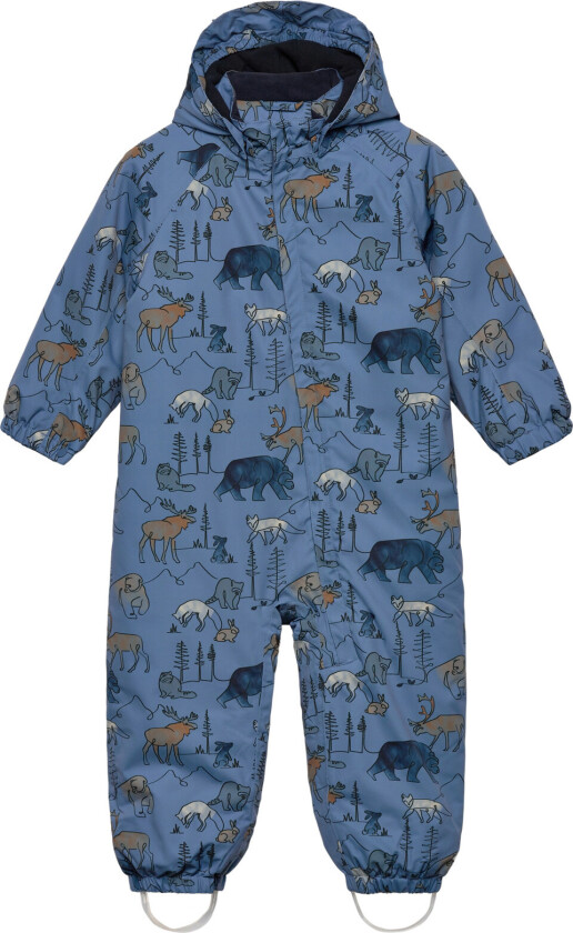 Baby Coverall - Aop - Blue - 98