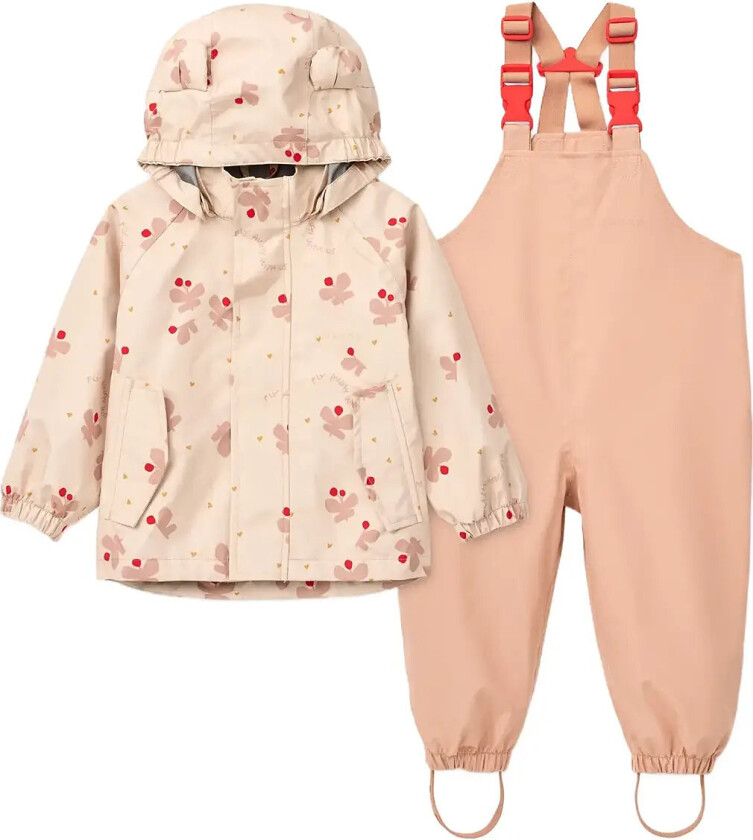 Manu Rainwear Set - Pink - 104