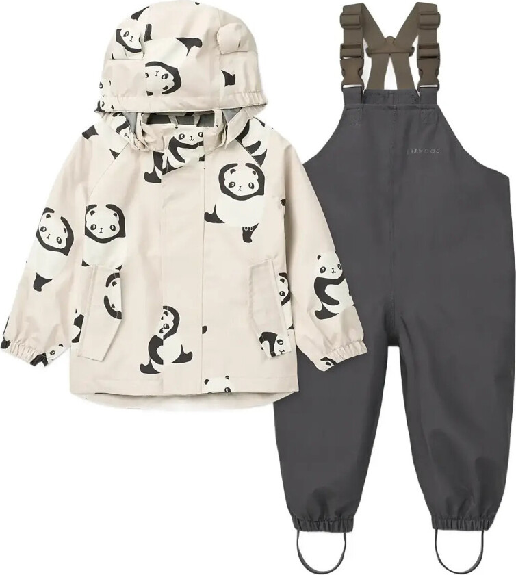 Manu Rainwear Set - Black - 86