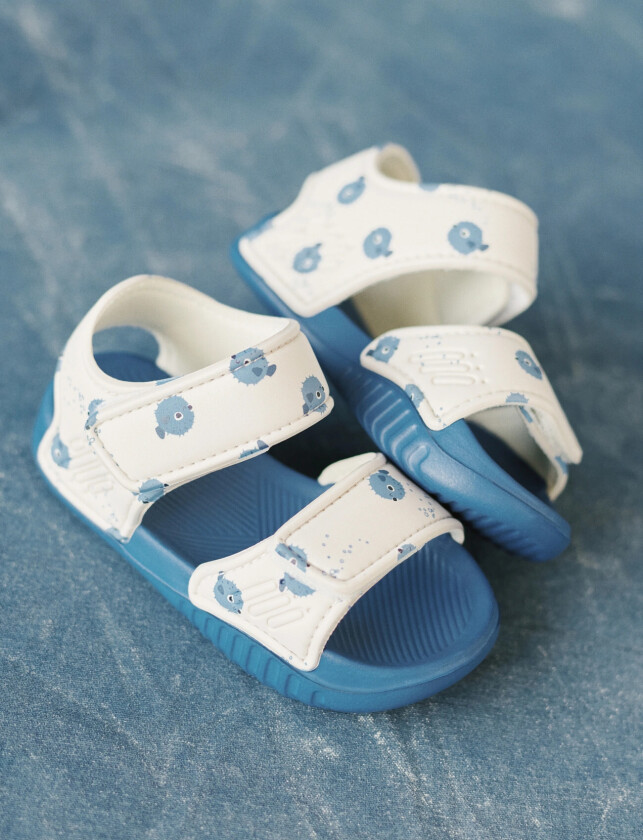 Blumer Printed Sandals - Blue - 29