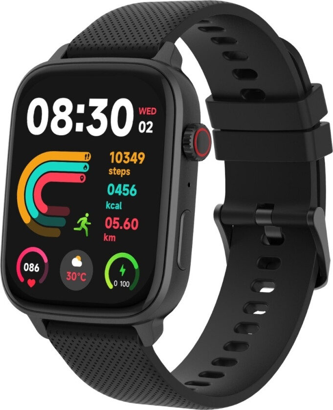 Arena Two smartklokke, svart/svart