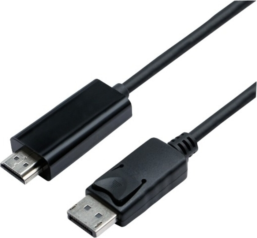 Eletra DisplayPort 1.2 - HDMI 2M kabel, svart