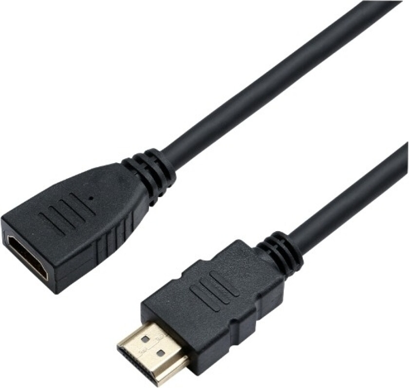 Eletra HDMI AM - HDMI Af 1.4B 1.5M kabel, svart