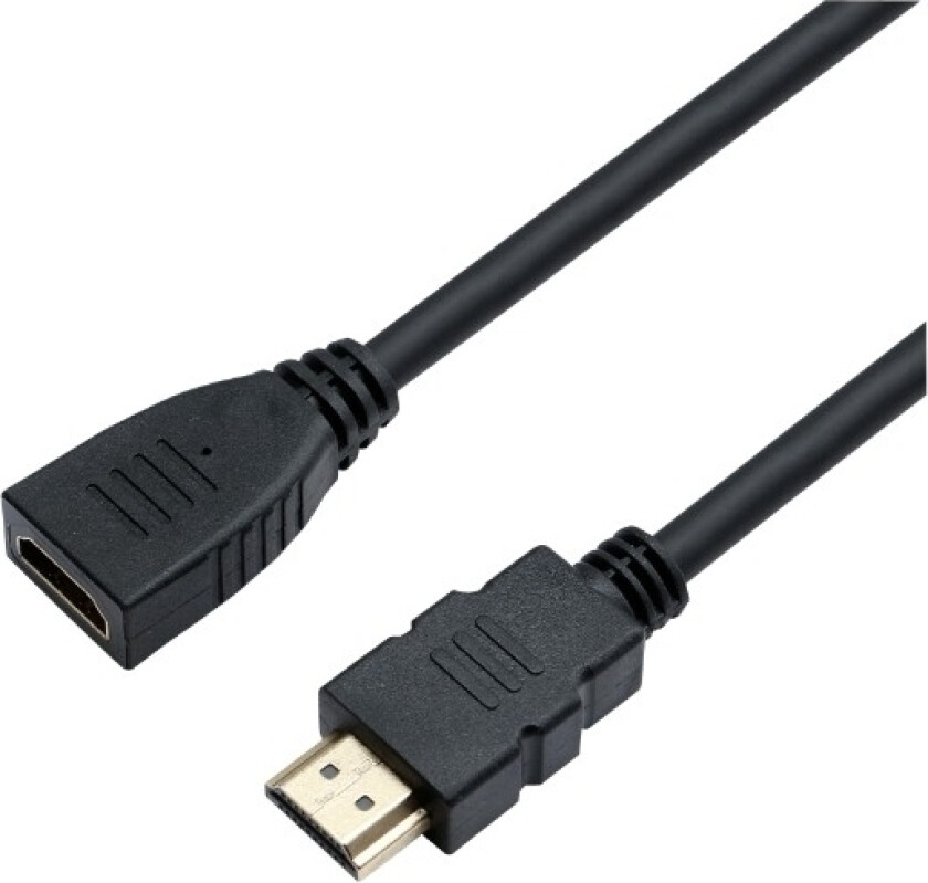 Eletra HDMI AM - HDMI Af 1.4B 2M kabel, svart