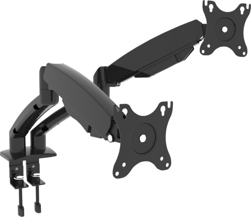 Fleksibelt skjermfeste for 2 skjermer