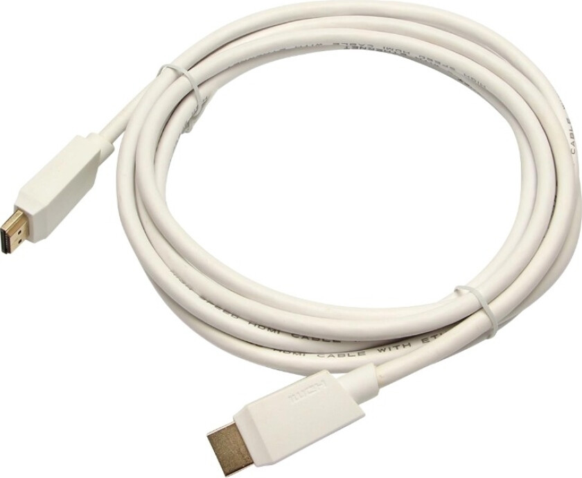 Eletra HDMI-kabel - 3M, hvit