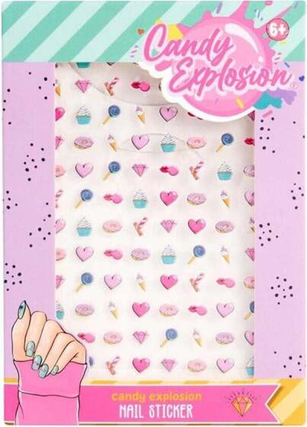 Create It! Candy Explosion Nail Stickers