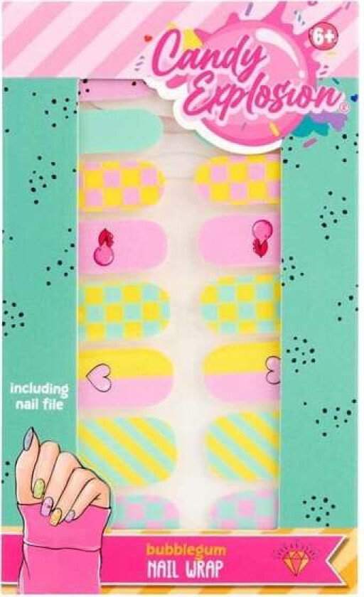 Create It! Candy Explosion False Nail Stickers