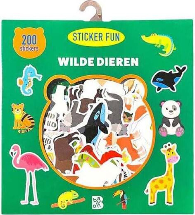 Wild Animals - 200 Removable Stickers