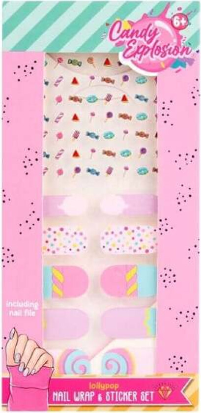 Bilde av Create It! Candy Explosion Nail Stickers Creation Set
