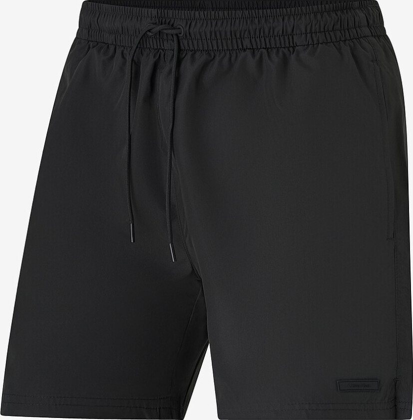 Badeshorts Medium Drawstring Covered Waistb - Svart