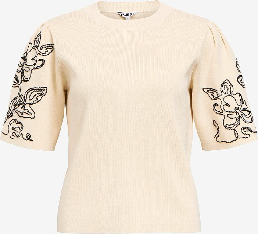 Pullover objFlora 2/4 RE Knit 143 - Beige