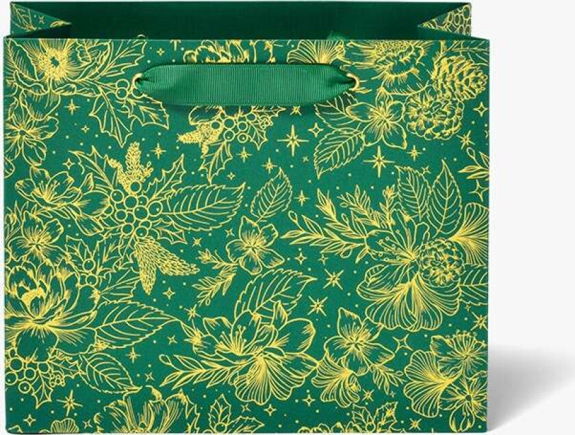 Gavepose Green Festive Floral M