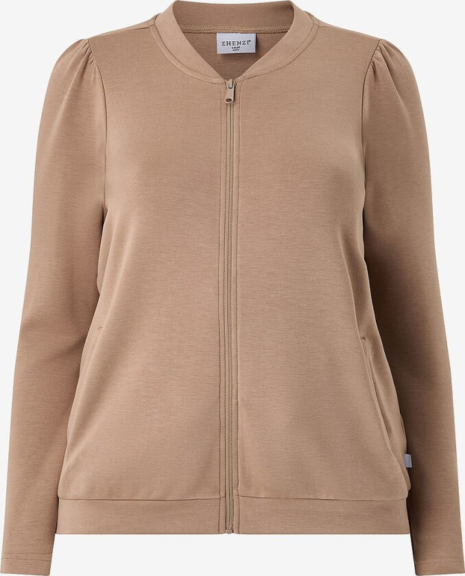 Collegegenser Zh-mya 638 L/S - Brun