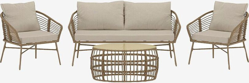 Lipari Sofasett, Beige