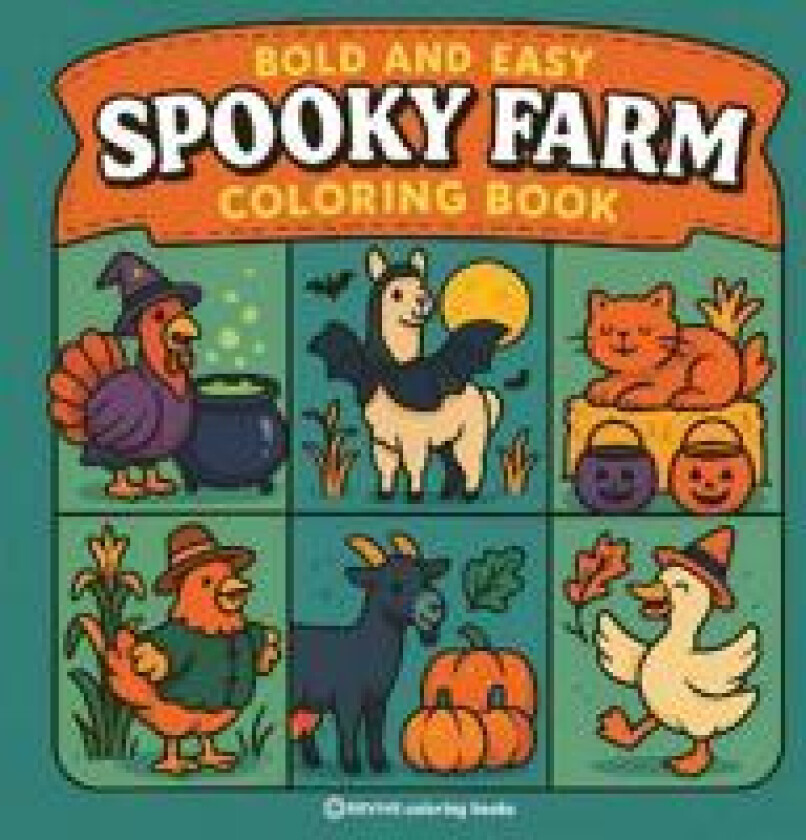 Bold & Easy Spooky Farm Coloring Book