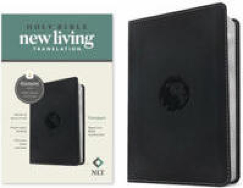 NLT Compact Bible, Filament-Enabled Edition (Leatherlike, Regal Lion Black, Red Letter)