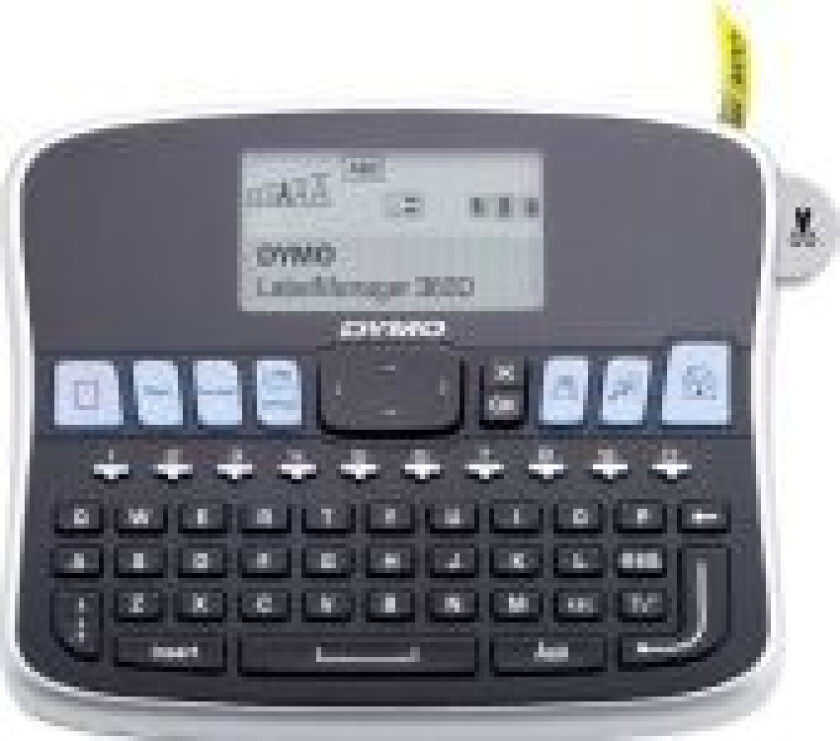 Dymo LabelMANAGER 360D - Etikettmaker - S/H - termotransfer - Rull (1,9 cm) - 180 dpi - inntil 12 mm/sek - 2-linjers utskrift