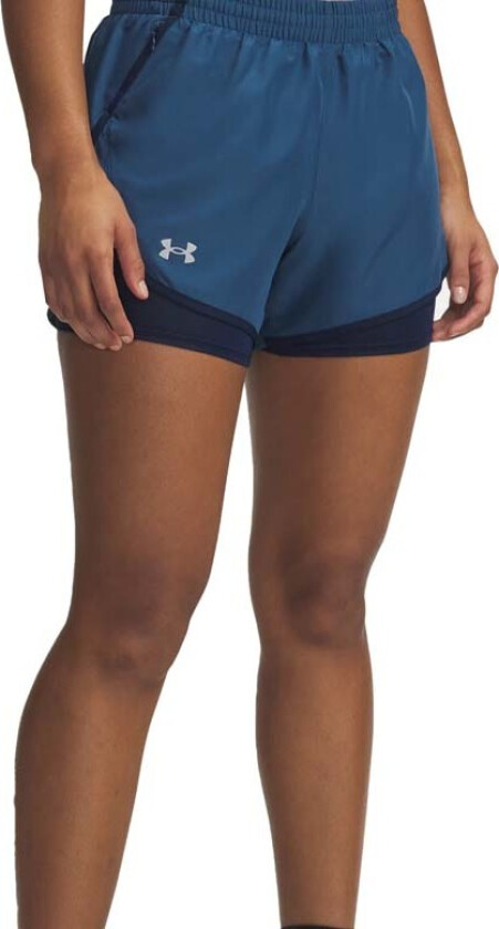 Women's Ua Fly By 2in1 Short Wham Blue