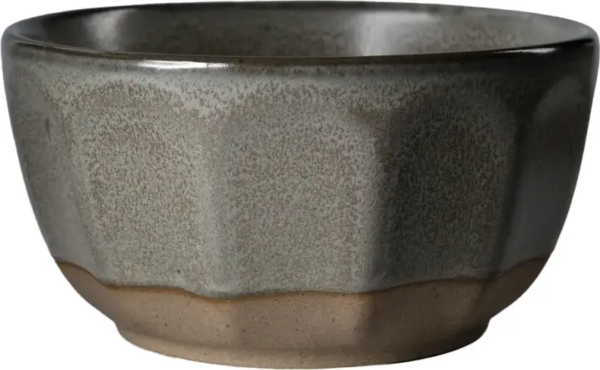 Ernst skål i steingods Grå-natur, Ø12 cm
