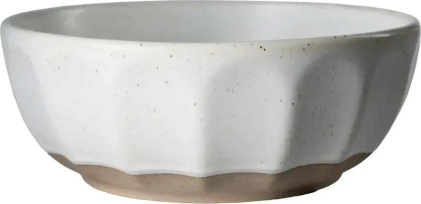 Ernst skål i steingods Hvit-natur, Ø16 cm