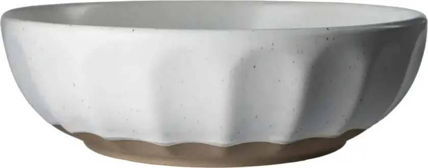 Ernst skål i steingods Hvit-natur, Ø20 cm