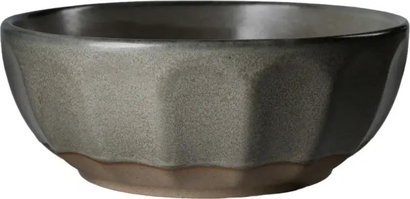 Ernst skål i steingods Grå-natur, Ø16 cm